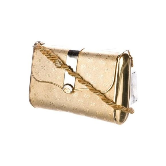 Gucci Rose Gold Guccissima Two Way w Multi Tonal Accents - Picture 4 of 5